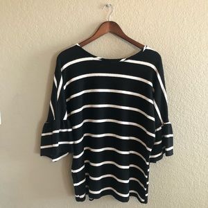 Flutter Sleeve Sweater